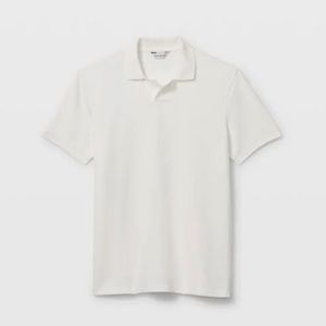 NWOT  - Club Monaco Johnny Collar Polo - White, XS